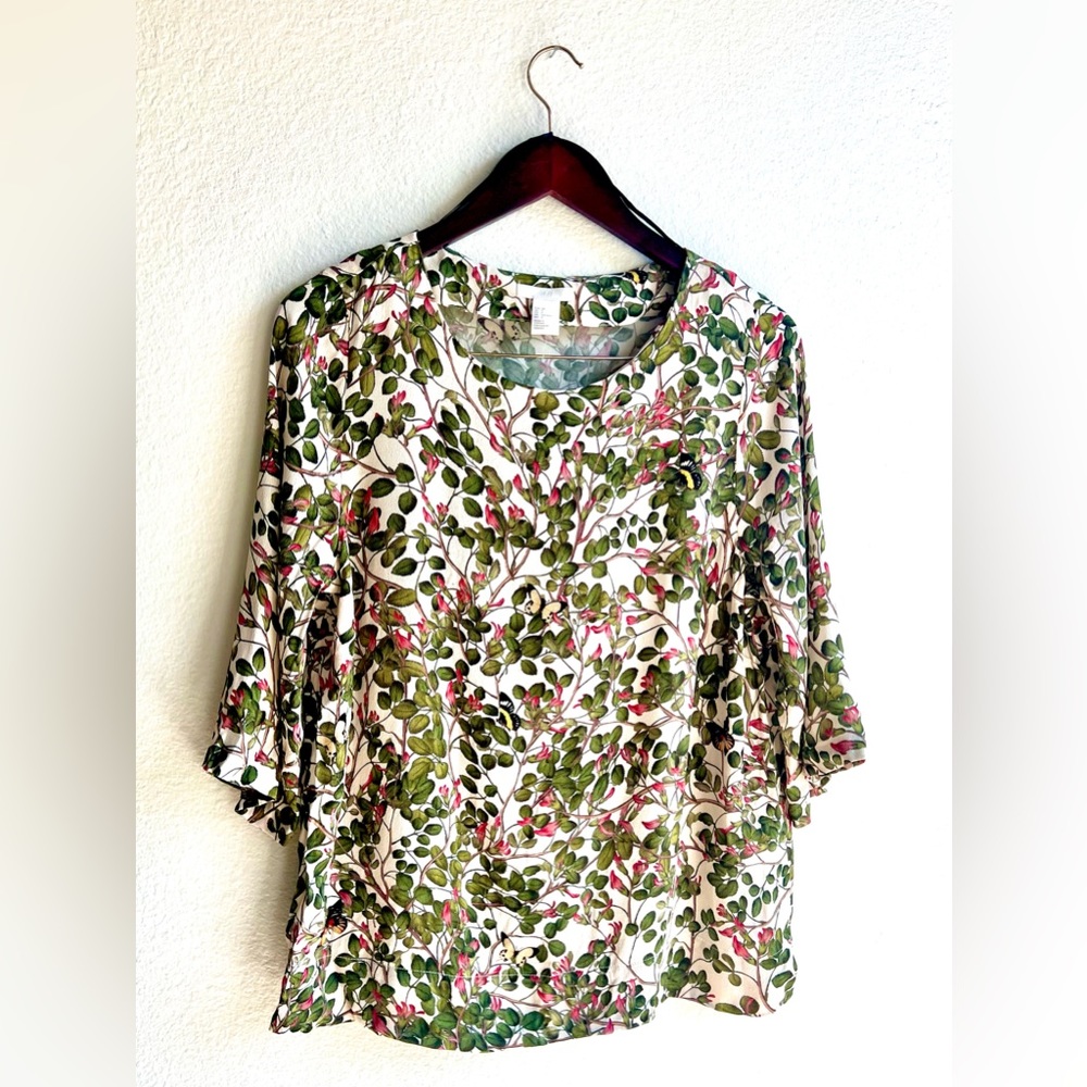 Whimsical H&M Printed Blouse